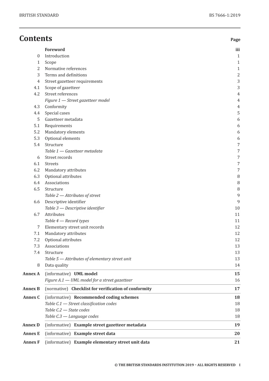 BS 7666-1:2019 BS 7666-1:2019 pdf