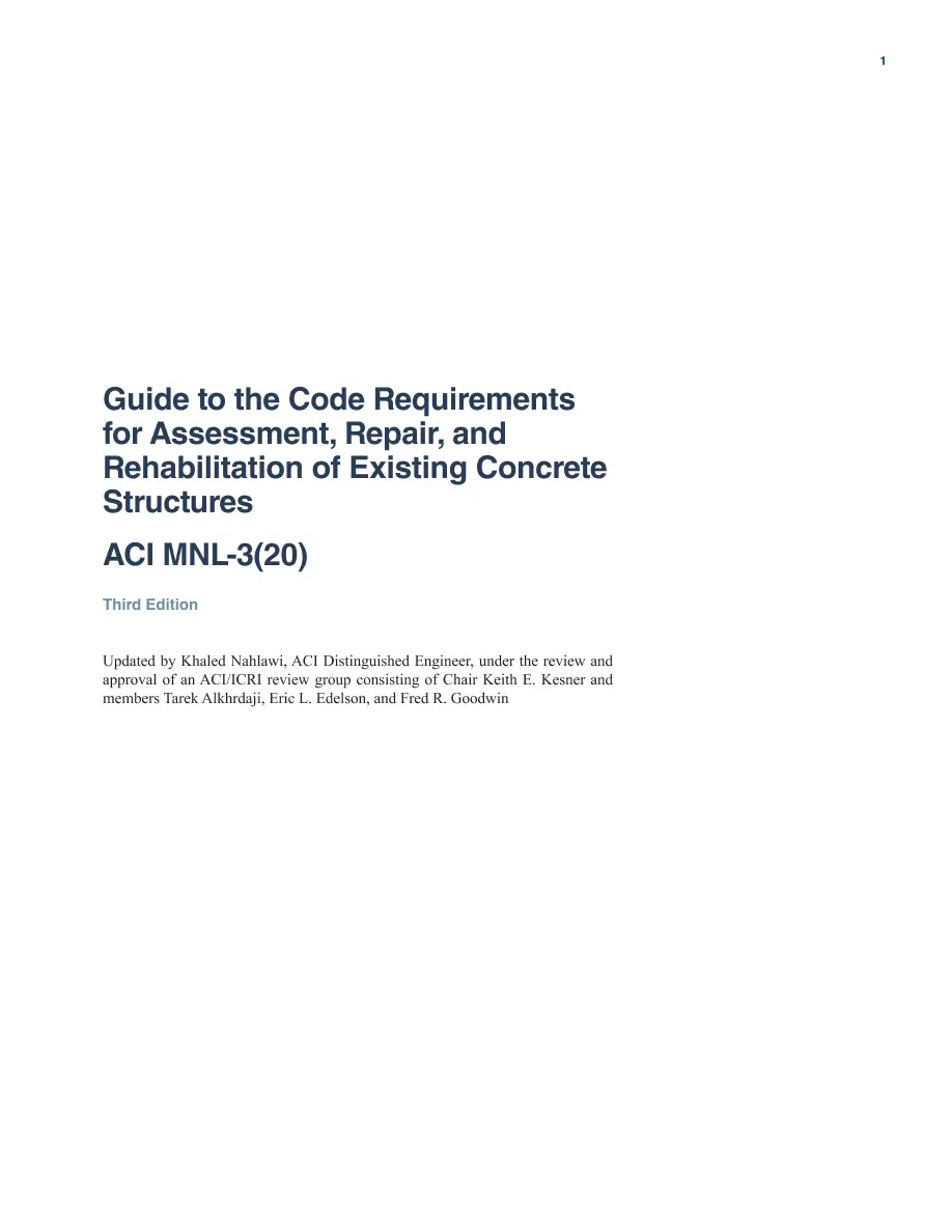 ACI MNL-3(20) ACI MNL-3(20) pdf
