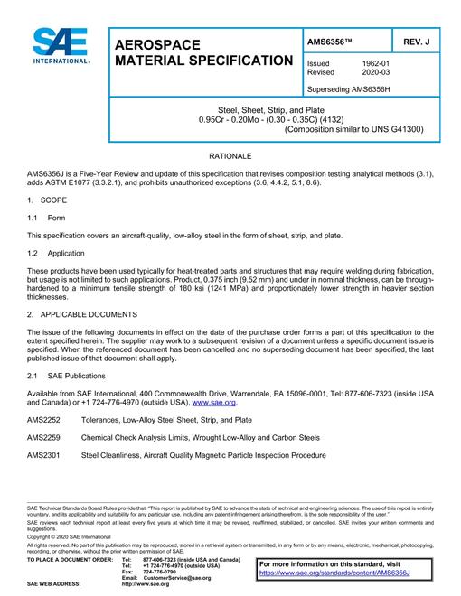 SAE AMS6356J SAE AMS6356J pdf