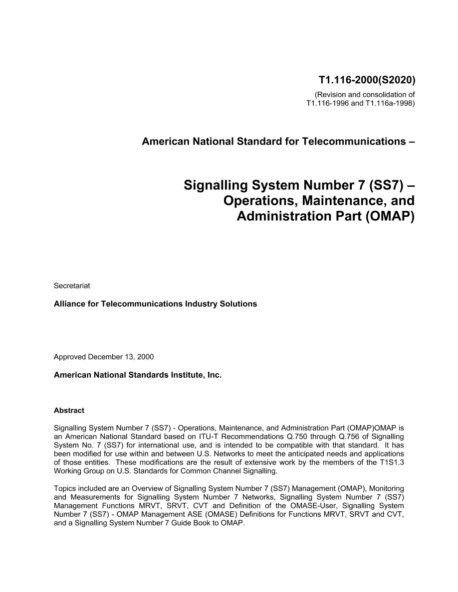 ATIS 1000116.2000(S2020) ATIS 1000116.2000(S2020) pdf