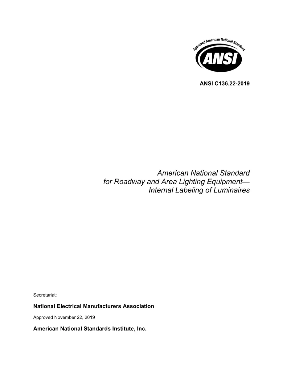 ANSI C136.22-2019 ANSI C136.22-2019 pdf