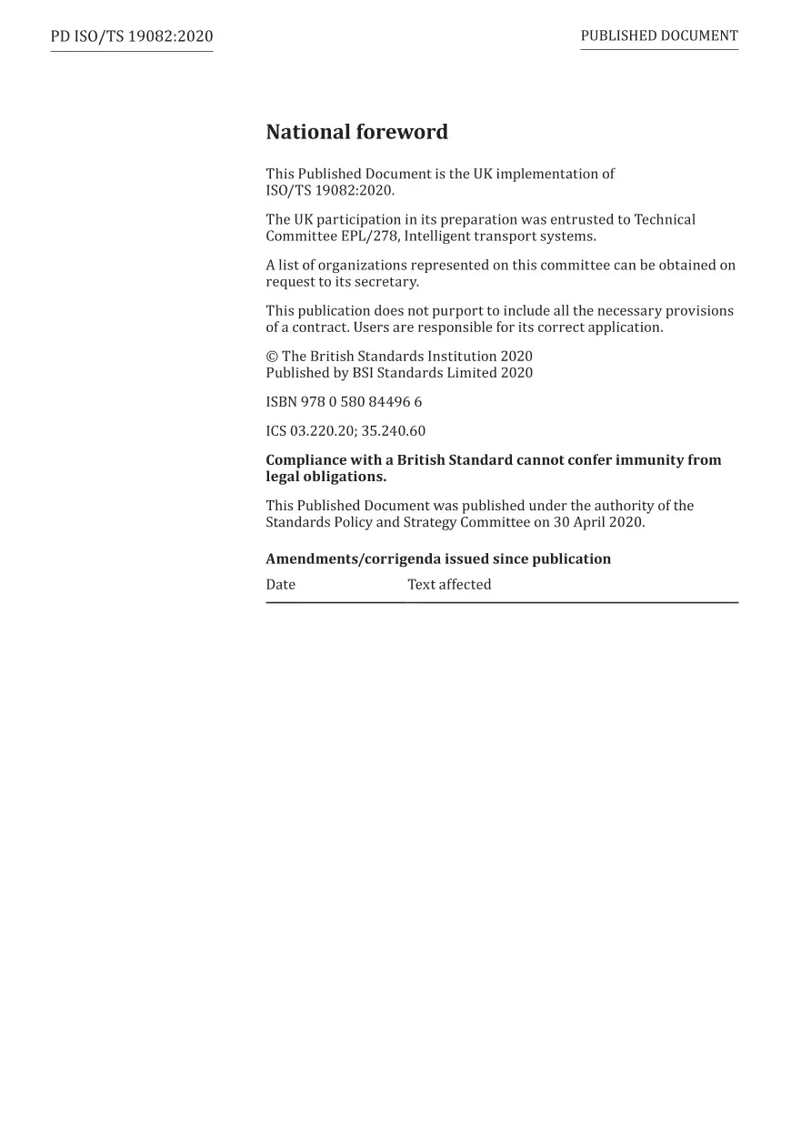 BS PD ISO/TS 19082:2020 BS PD ISO/TS 19082:2020 pdf