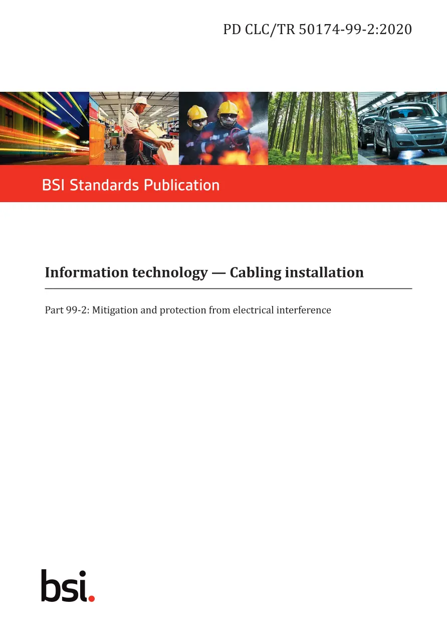 BS PD CLC/TR 50174-99-2:2020 pdf