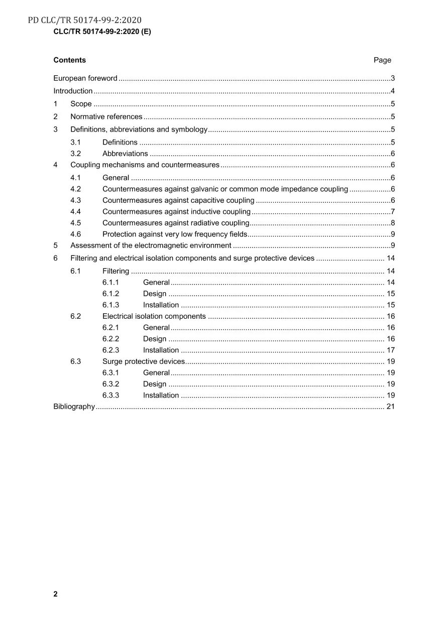 BS PD CLC/TR 50174-99-2:2020 pdf