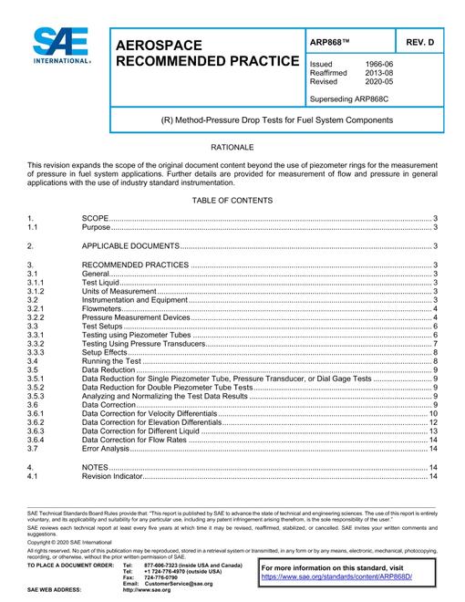 SAE ARP868D SAE ARP868D pdf