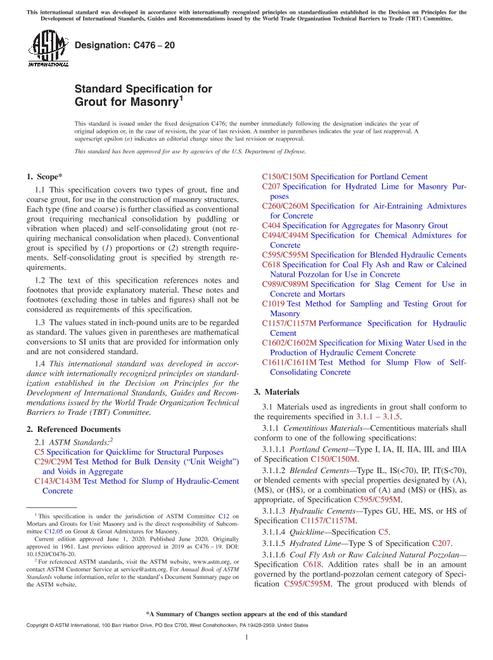 ASTM C476-20 ASTM C476-20 pdf
