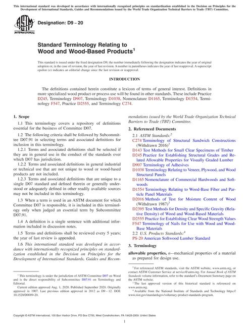 ASTM D9-20 ASTM D9-20 pdf