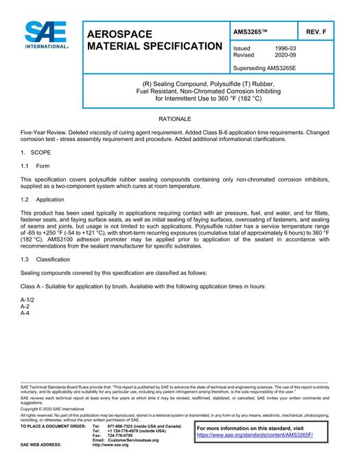 SAE AMS3265F pdf