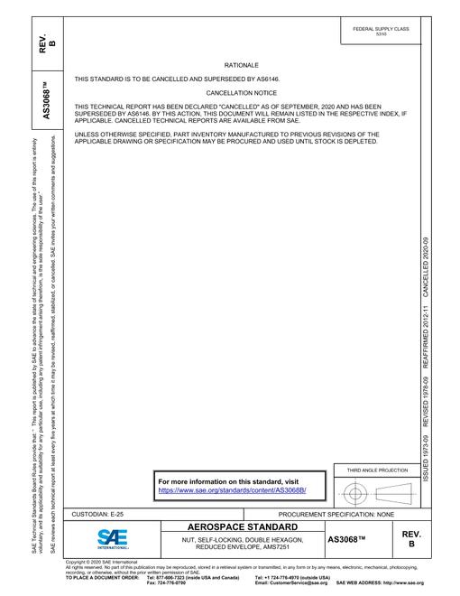 SAE AS3068B pdf