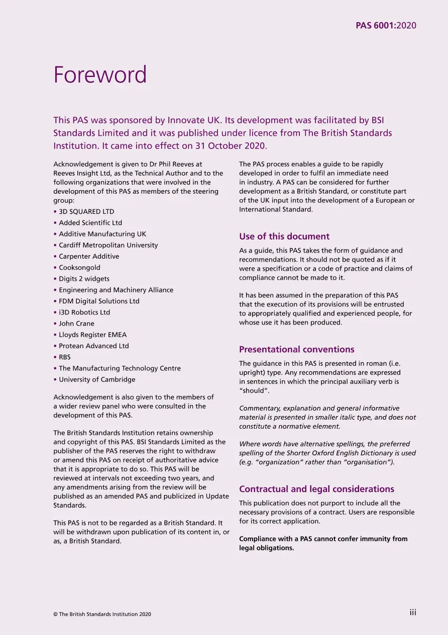 BS PAS 6001:2020 pdf