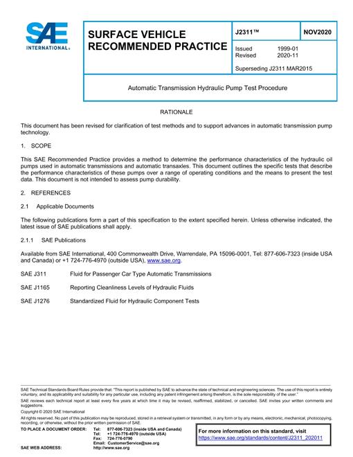 SAE J2311_202011 SAE J2311_202011 pdf