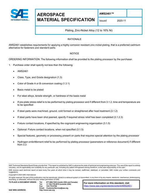 SAE AMS2461 SAE AMS2461 pdf
