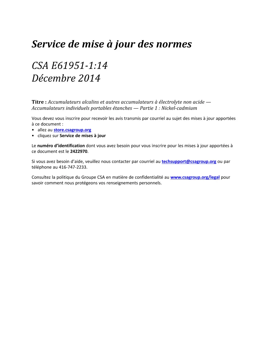 CSA E61951-1:14 (R2019) CSA E61951-1:14 (R2019) pdf