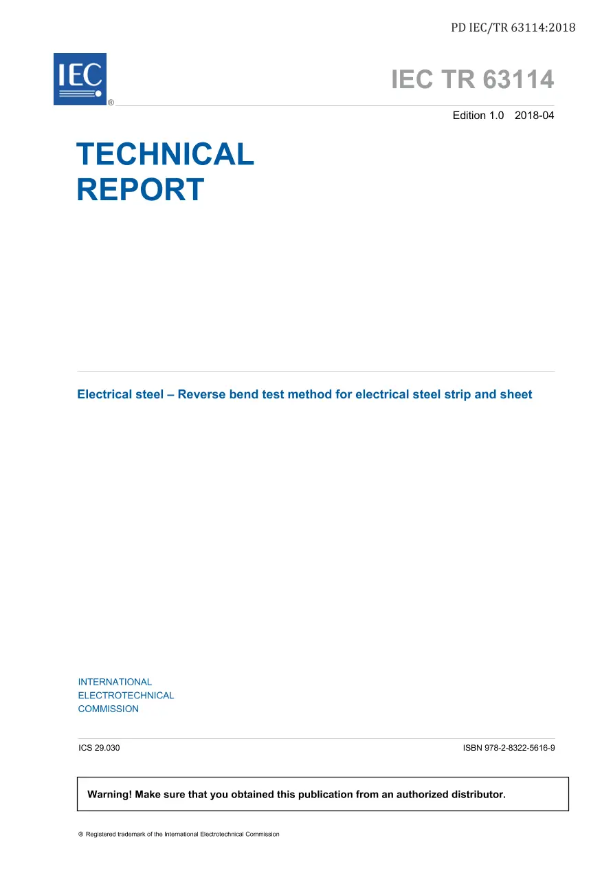BS PD IEC/TR 63114:2018 BS PD IEC/TR 63114:2018 pdf
