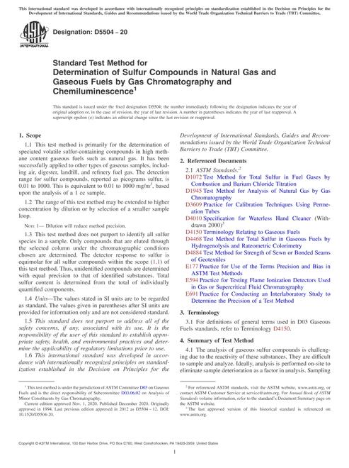 ASTM D5504-20 ASTM D5504-20 pdf