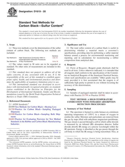 ASTM D1619-20 ASTM D1619-20 pdf