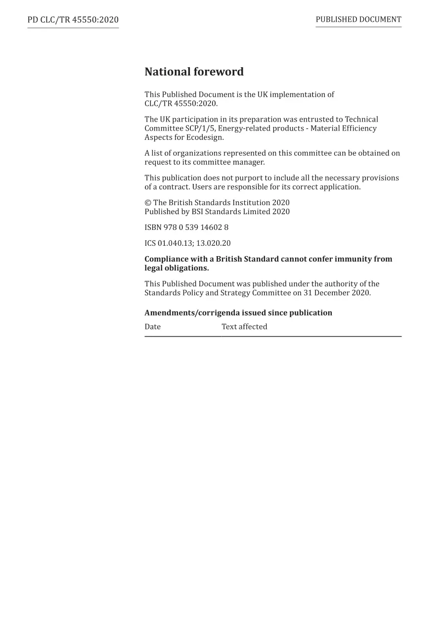 BS PD CLC/TR 45550:2020 BS PD CLC/TR 45550:2020 pdf