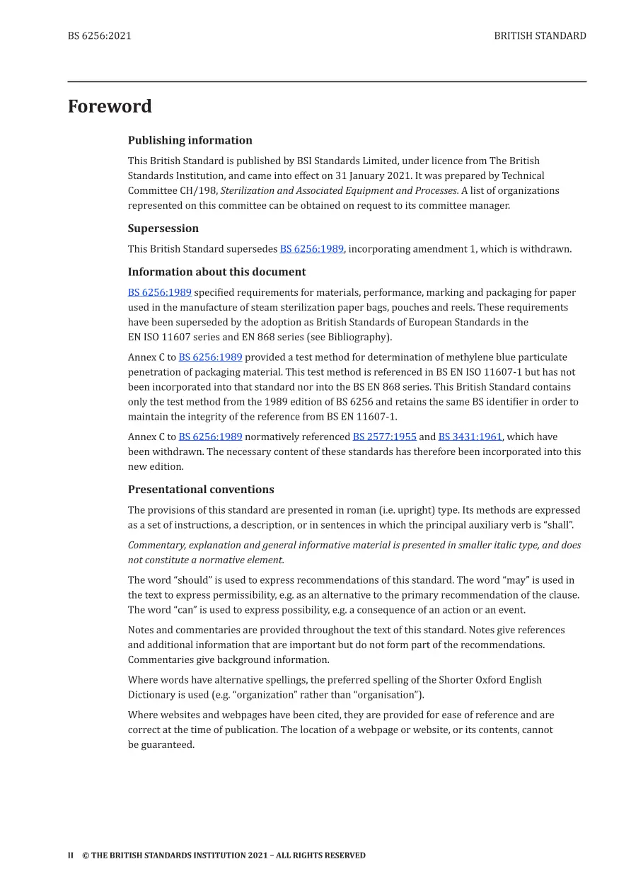 BS 6256:2021 BS 6256:2021 pdf