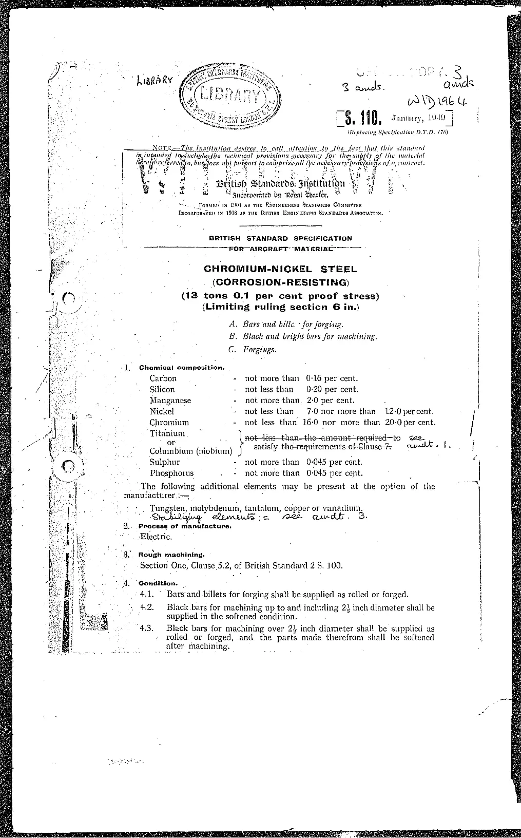 BS S 110:1949 pdf