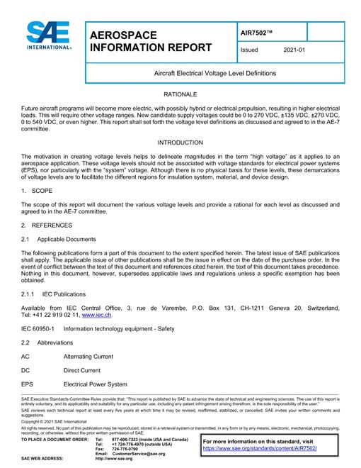 SAE AIR7502 SAE AIR7502 pdf