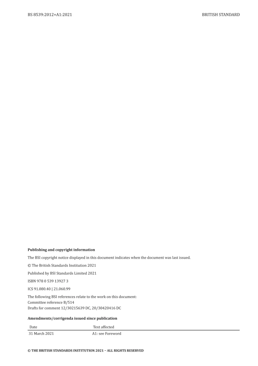 BS 8539:2012+A1:2021 BS 8539:2012+A1:2021 pdf