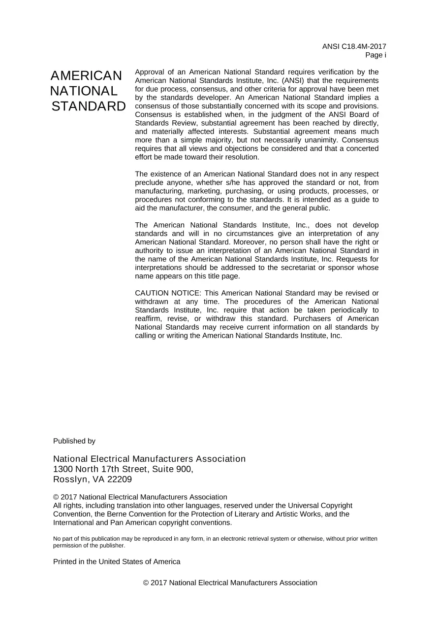 ANSI C18.4M-2017 ANSI C18.4M-2017 pdf