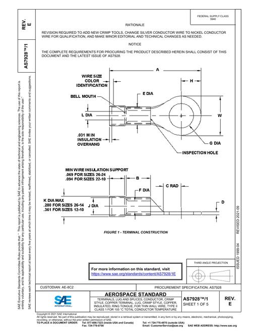 SAE AS7928/1E pdf