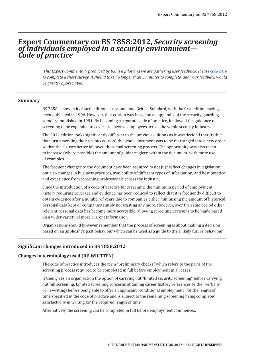 BS 7858:2012 EXCOMM (FIRE) pdf