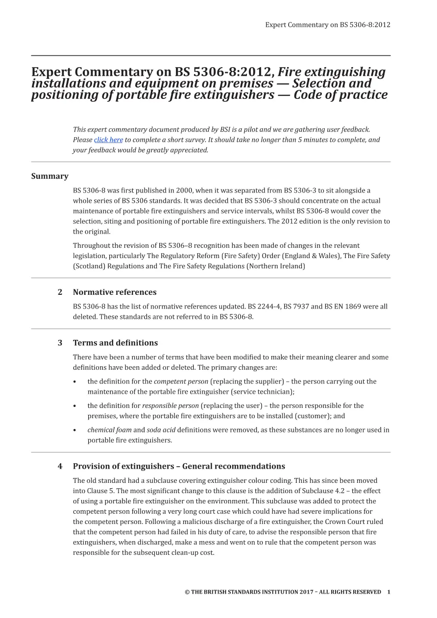 BS 5306-8:2012 EXCOMM (FIRE) pdf