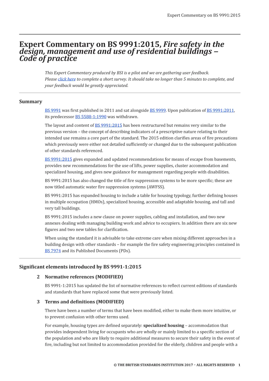 BS 9991:2015 EXCOMM (FIRE) BS 9991:2015 EXCOMM (FIRE) pdf