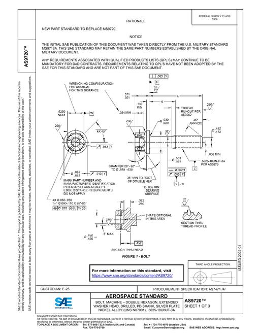 SAE AS9720 pdf