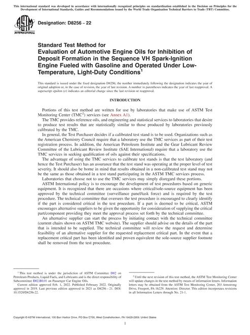 ASTM D8256-22 ASTM D8256-22 pdf