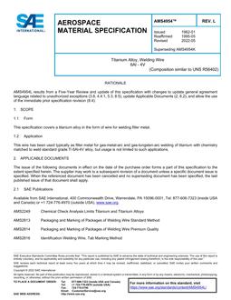 SAE AMS4954L pdf