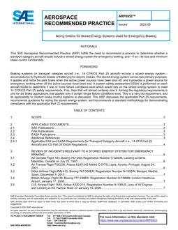 SAE ARP6952 pdf