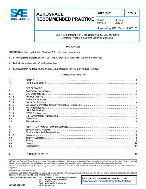 SAE ARP6175A SAE ARP6175A pdf