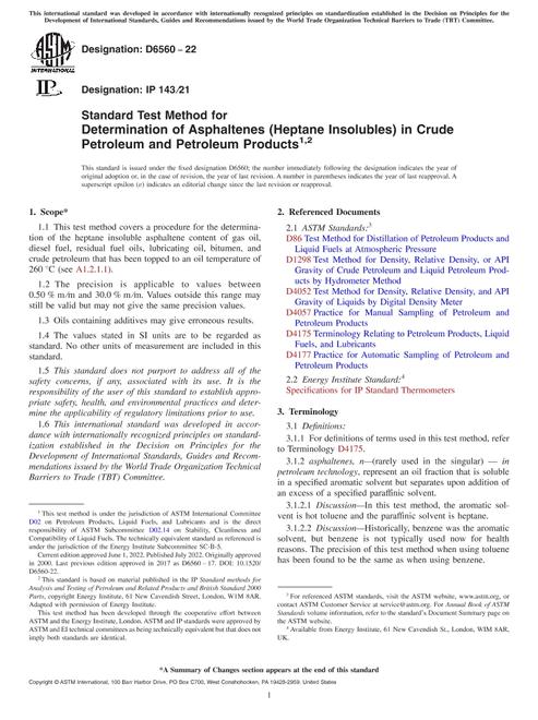 ASTM D6560-22 ASTM D6560-22 pdf