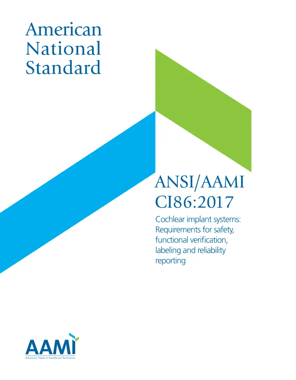 AAMI CI86:2017 pdf