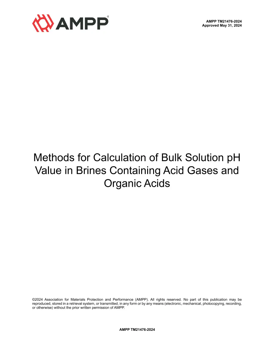 NACE AMPP TM21476-2024 NACE AMPP TM21476-2024 pdf