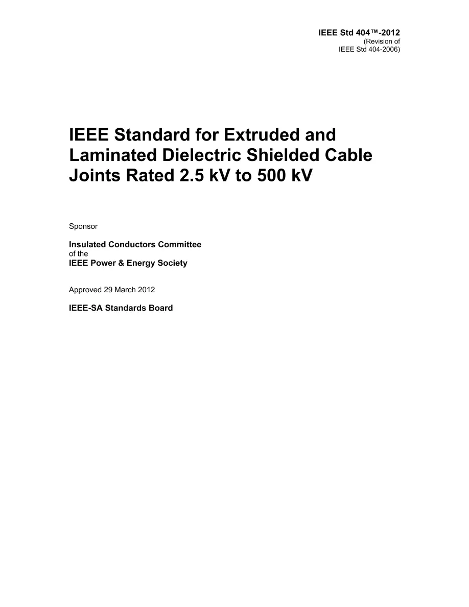 IEEE 404-2012 pdf