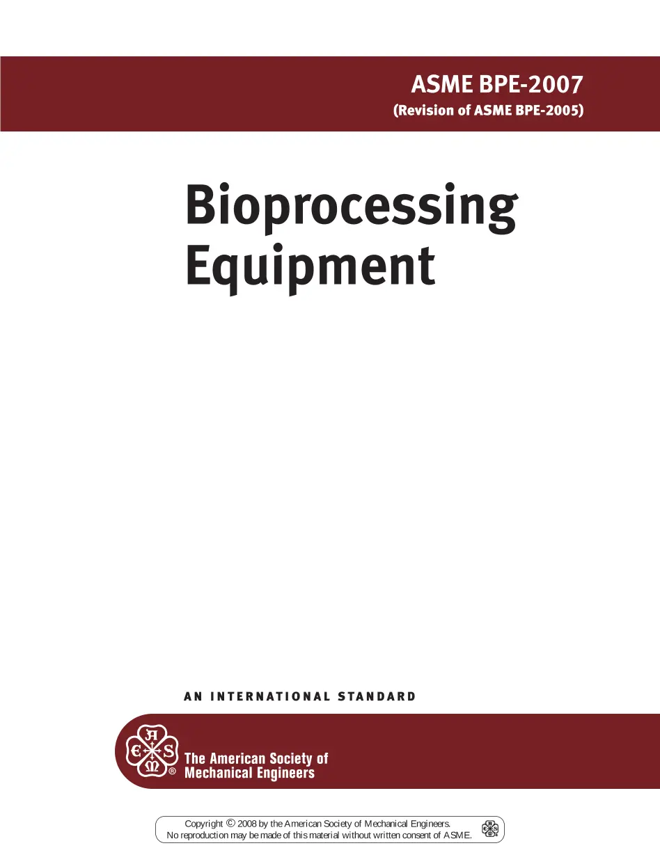 ASME BPE-2007 ASME BPE-2007 pdf
