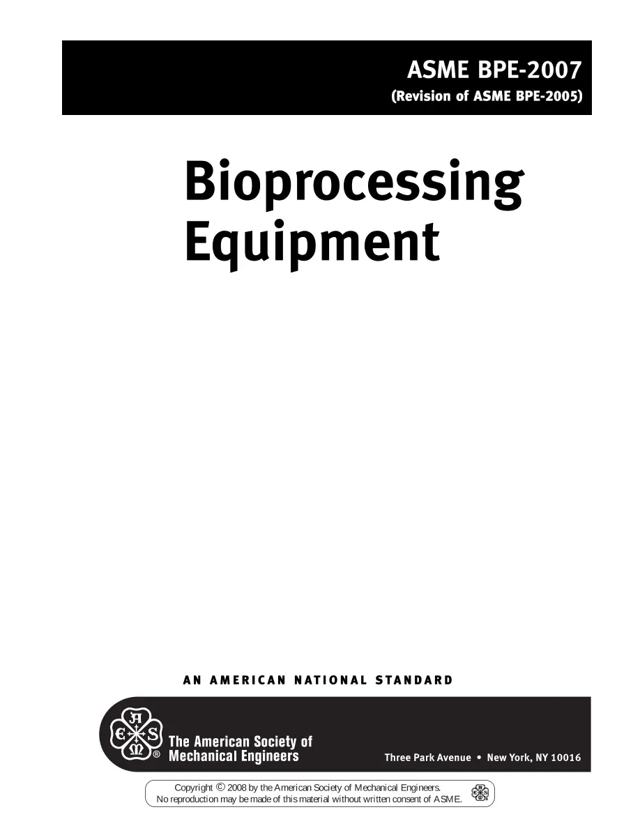 ASME BPE-2007 ASME BPE-2007 pdf