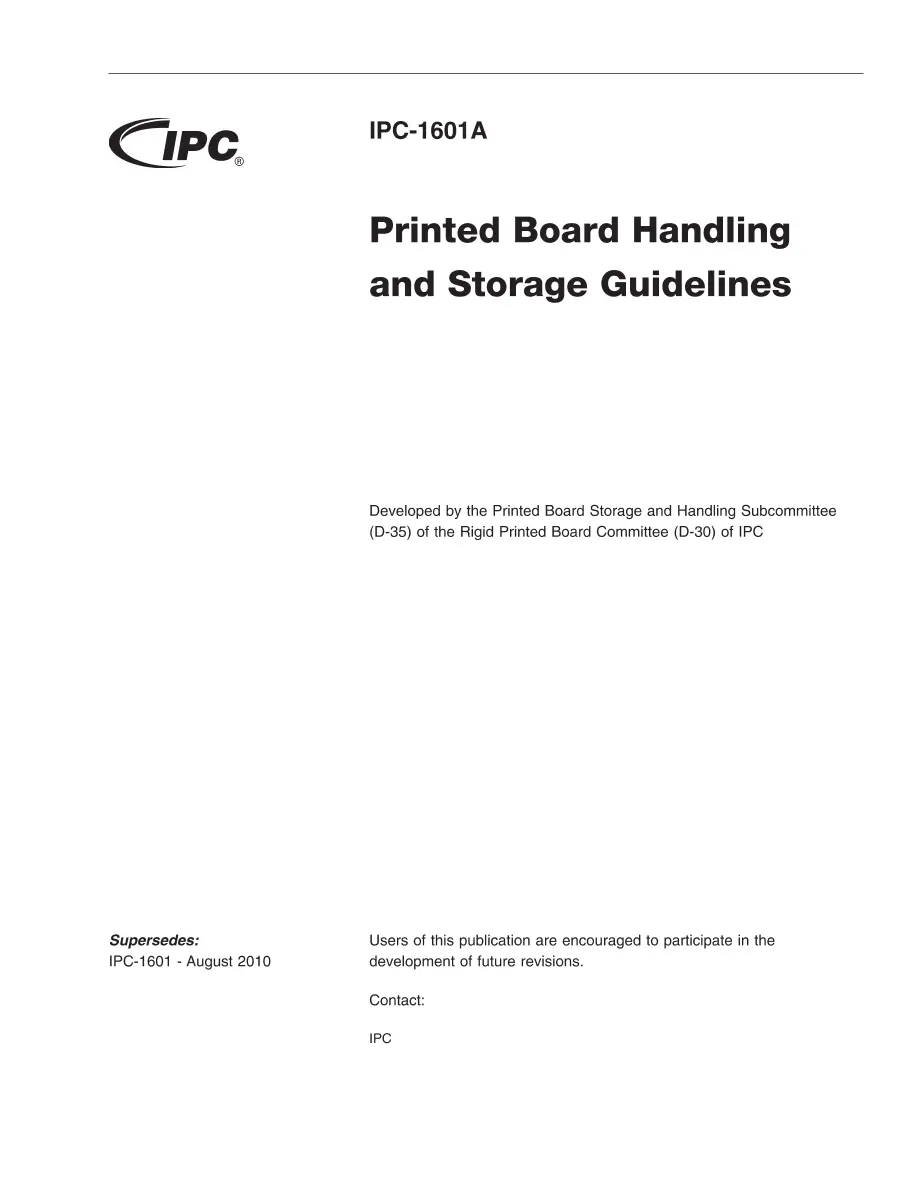IPC 1601A IPC 1601A pdf
