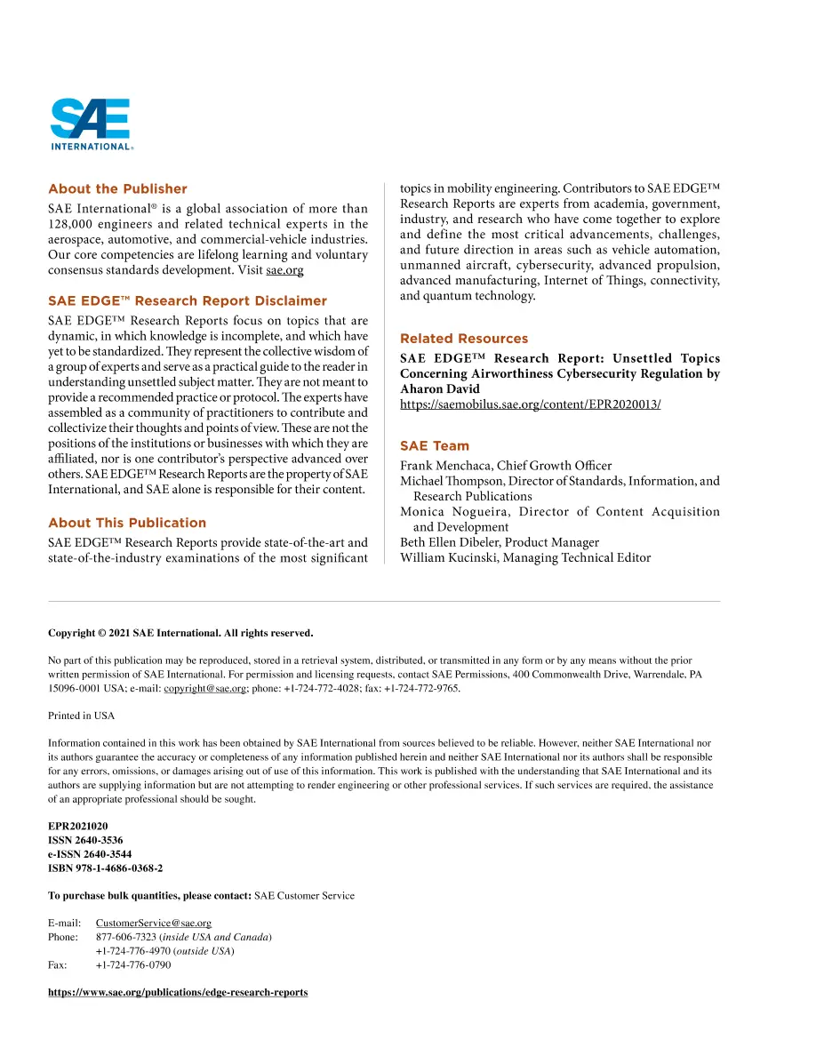 SAE EPR2021020 SAE EPR2021020 pdf