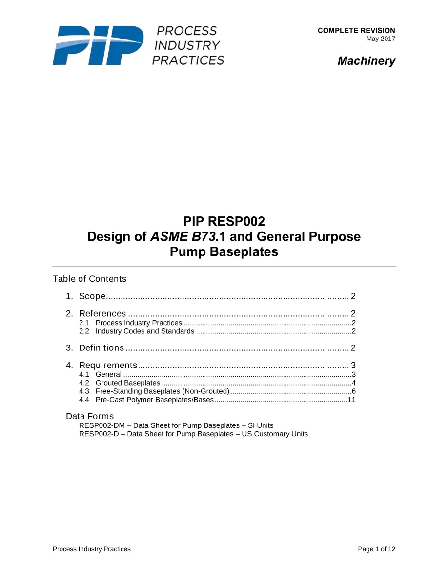 PIP RESP002 pdf