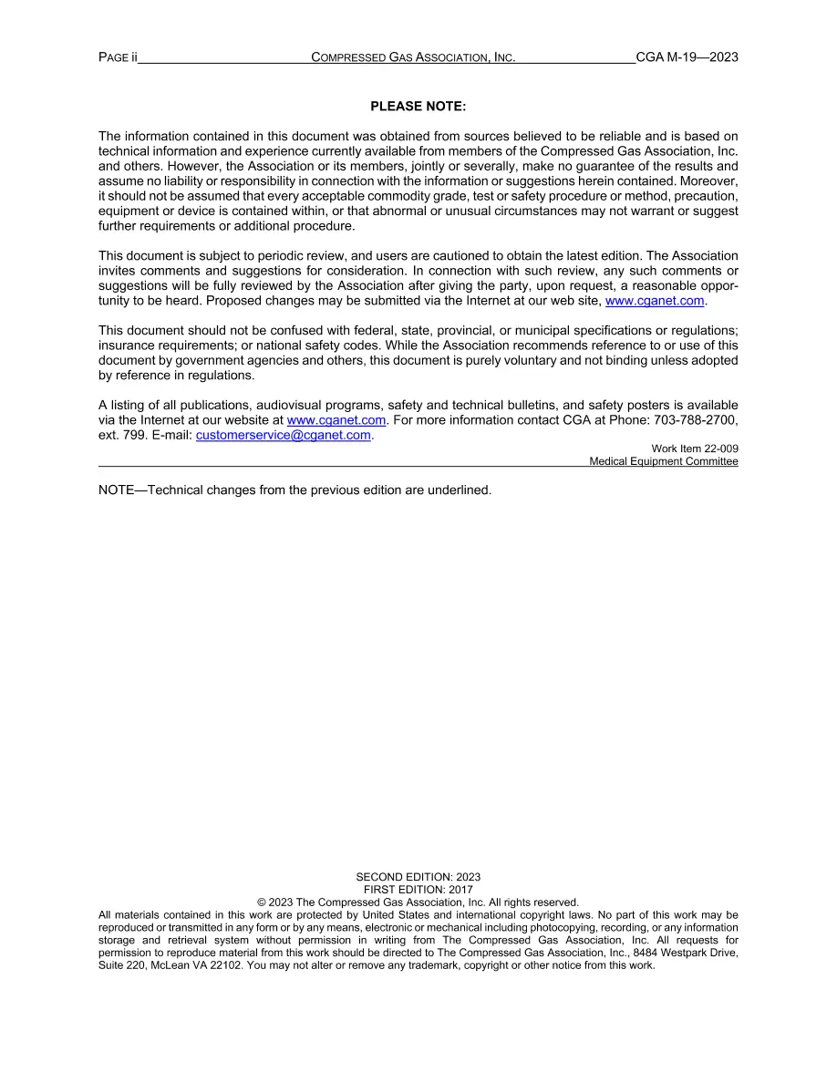 CGA M-19 CGA M-19 pdf