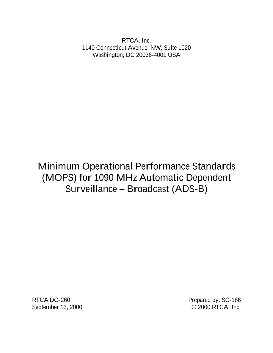 RTCA DO-260 pdf