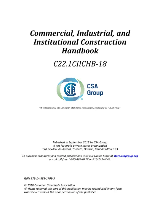 CSA C22.1CIICHB-18 CSA C22.1CIICHB-18 pdf