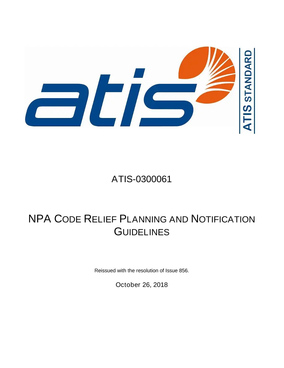 ATIS 0300061(2018-10) pdf
