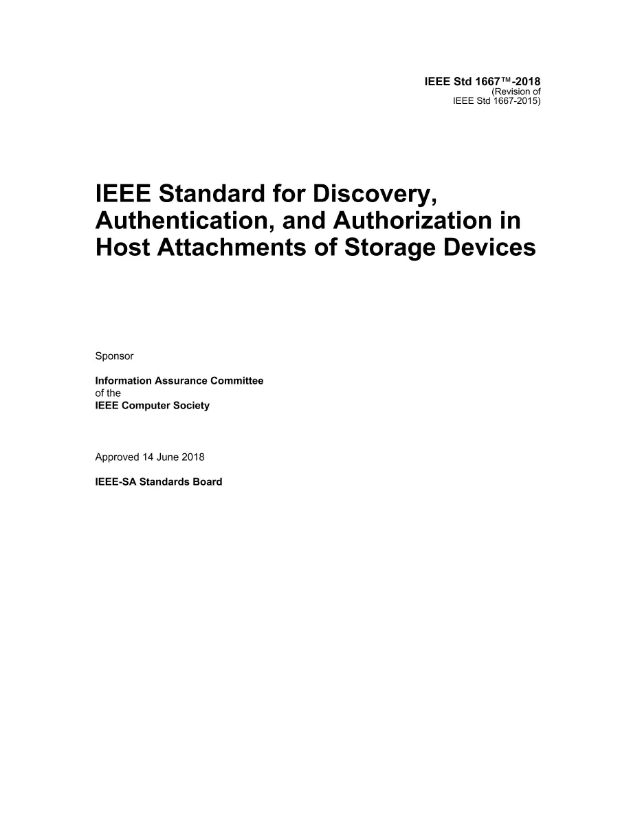 IEEE 1667-2018 IEEE 1667-2018 pdf
