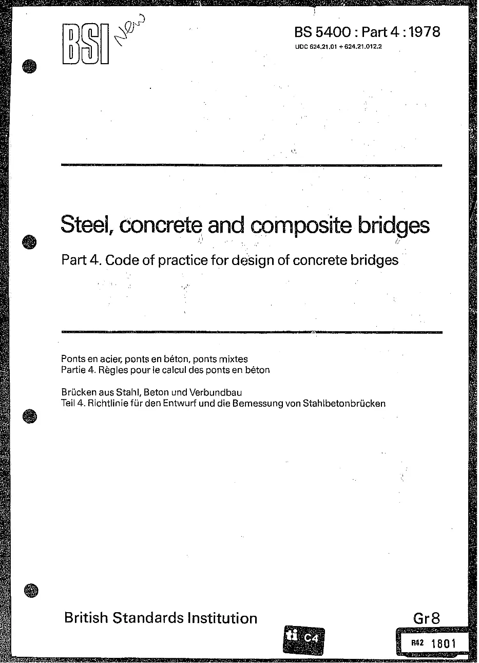 BS 5400-4:1978 BS 5400-4:1978 pdf